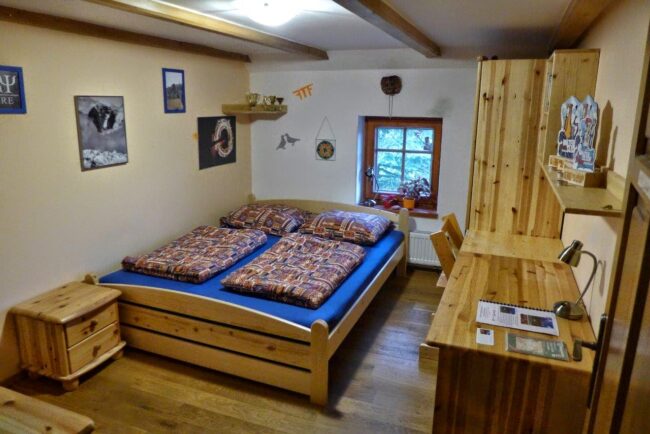 chaloupka sněžník ložnice