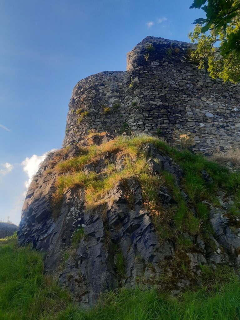 Ferrata a zřícenina hradu Blansko. 